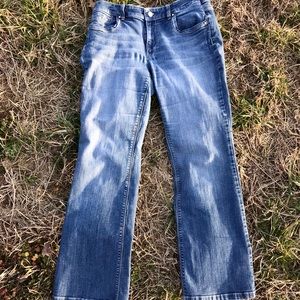 White House Black Market Light Wash Jeans 12S